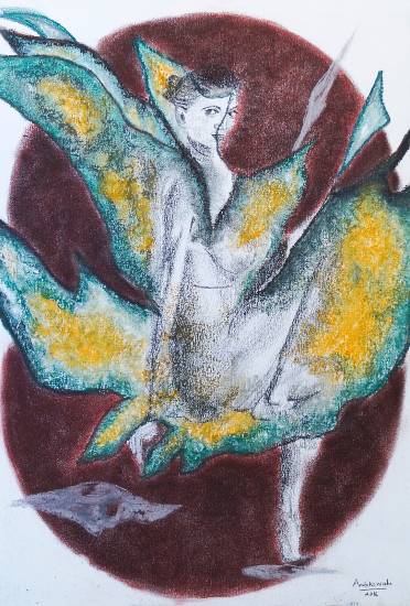 Painting by Ambika Wahi - Nestled - 2