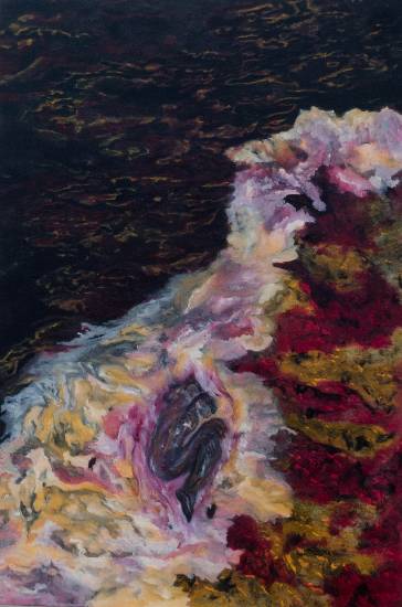 Painting by Ambika Wahi - Cocoon