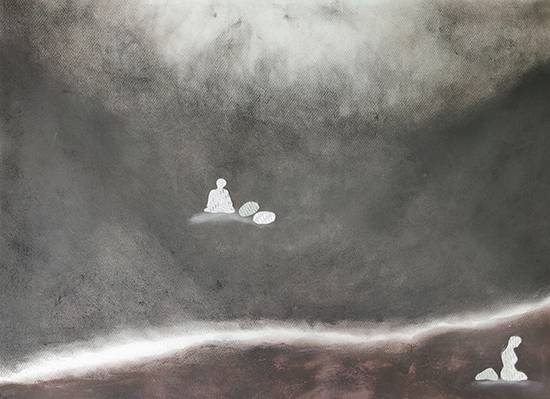 Painting by Ambika Wahi - Peace