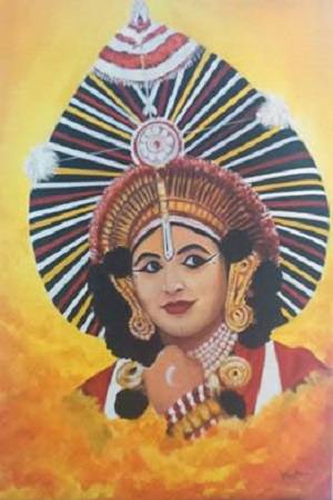 Paintings by Vranda Phadke - Yakshagana