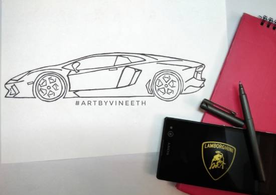 Painting by Vineet kovuru - Lambo