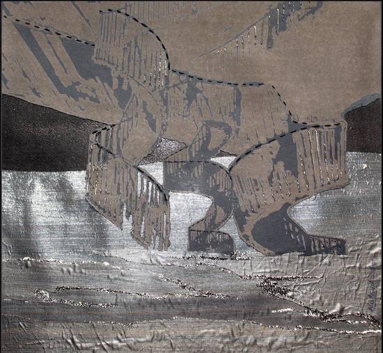 Painting by Malavika Mandal Andrew - In Transit - 17