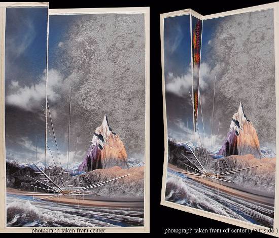 Painting by Malavika Mandal Andrew - In Between - IV