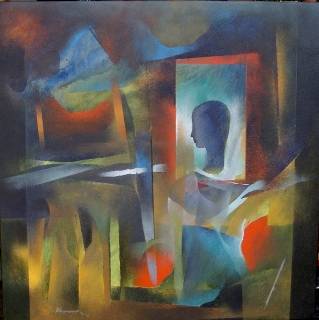 Painting by Bhawana Choudhary - Garden Sculpture