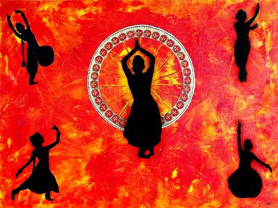 Paintings by Madhavi Srivastava - The Divine Ecstasy