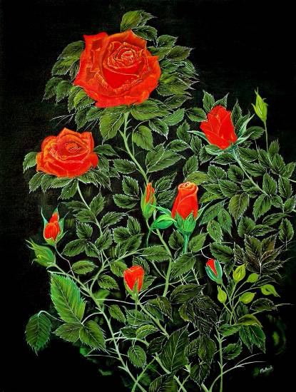 Painting by Madhavi Srivastava - AURA