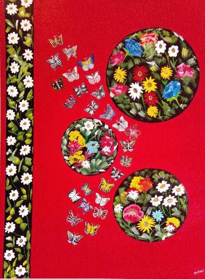 Painting by Madhavi Srivastava - Nature's Gateway