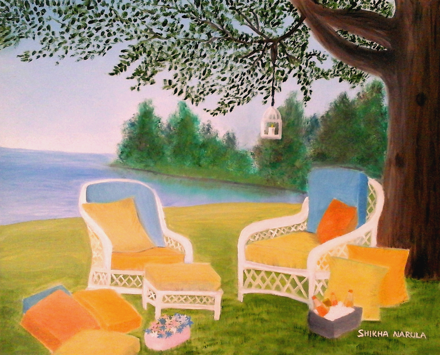 Painting by Shikha Narula - Summer