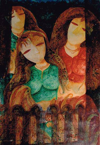 Painting by Priyanka Goswami - Untitled - V