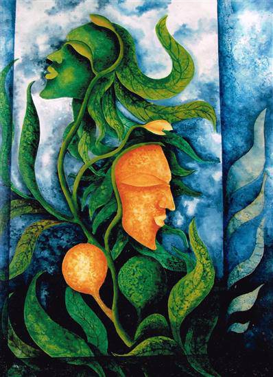 Painting by Priyanka Goswami - Untitled - XI