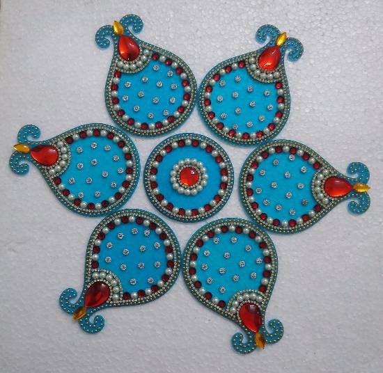 Design by Dhanashree Puntambekar - Rearrangable Acrylic Rangoli