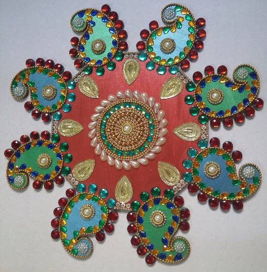 Design by Dhanashree Puntambekar - Wooden Rangoli - 2
