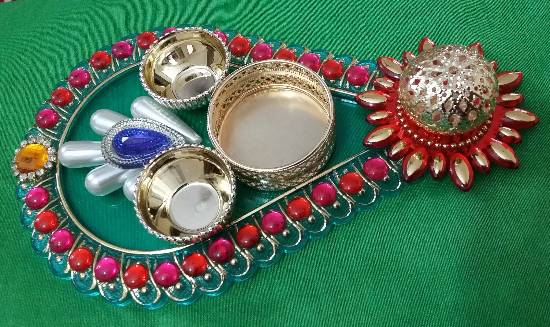 Design by Dhanashree Puntambekar - Puja Platter - 1
