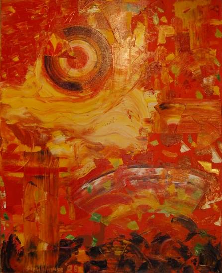 Painting by Shubhra Chaturvedi - Chakraview