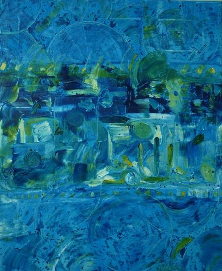 Painting by Shubhra Chaturvedi - Shanti