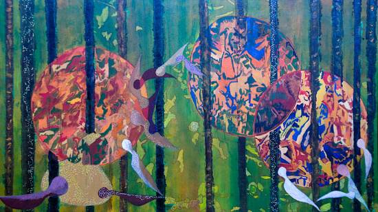 Painting by Shubhra Chaturvedi - Scanned-banned