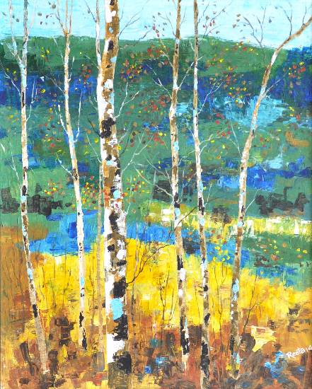Painting by Reeta Desai - Fall Disguise