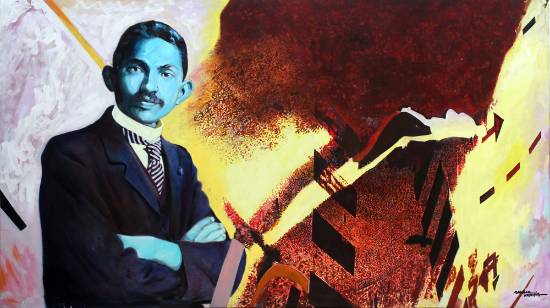 Painting by Manhar Kapadia - Memoir