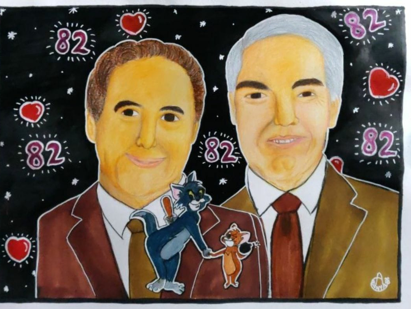 Artwork by Ananya Satish Pisharody - 82nd Anniversary of Tom and Jerry