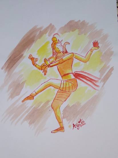 Painting by Arpita Bhat - Nataraja