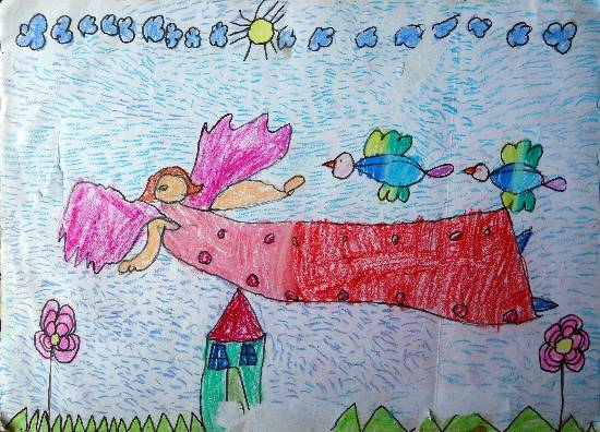 Painting by Chaitanya Upadhyay - Fly