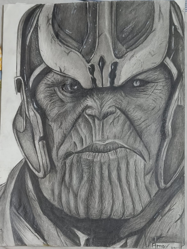 Painting by Arnav Alok - Thanos