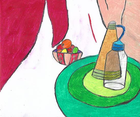 Painting by Isha Bhattacharjee - Dining decor