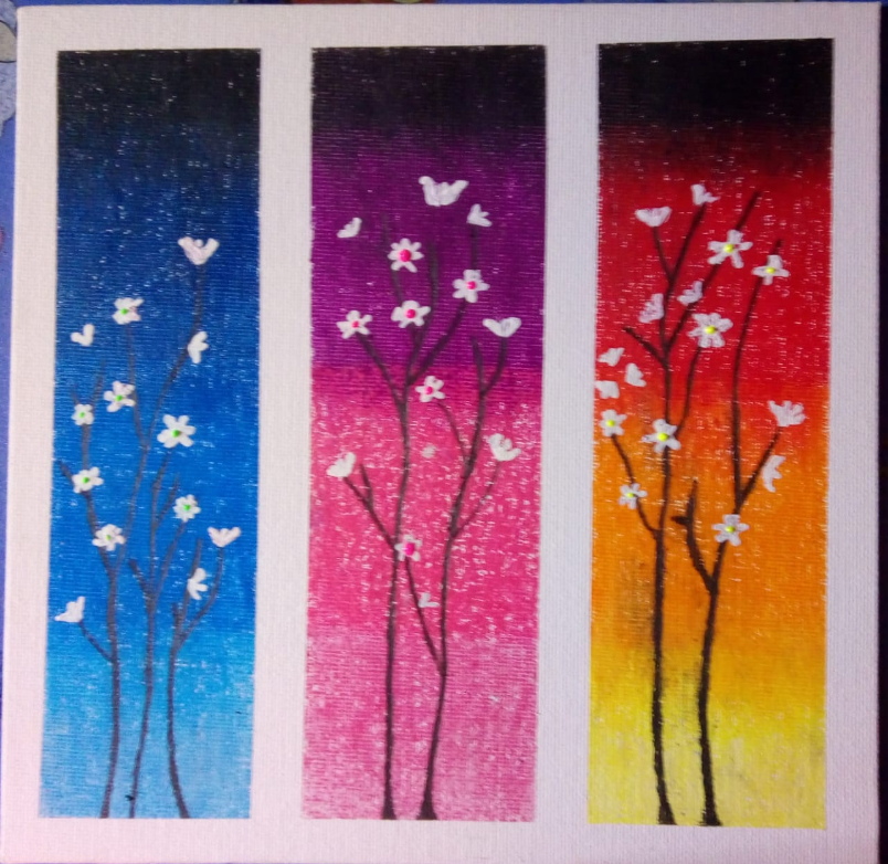 Paintings by  J S  Anshika - Beautiful Flowers