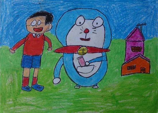 Painting by John P Anson - My favourite cartoon