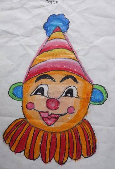 Painting by Krisha Mudit Karnawat - Joker