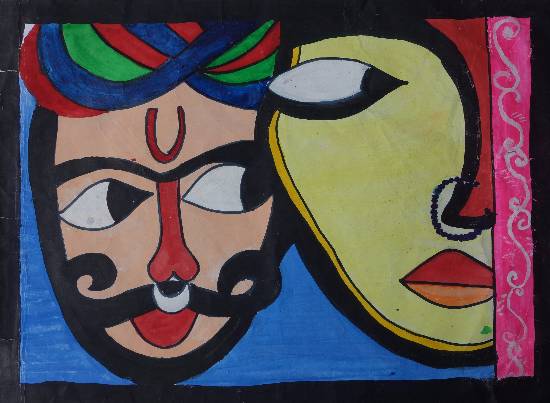 Painting by Manya Manish Mehta - Puppet