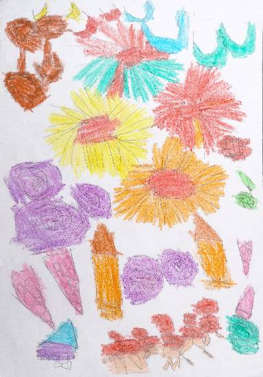 Painting by Muddsir Jalal Ansari - Diwali