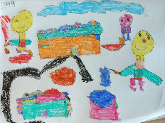 Painting by Muddsir Jalal Ansari - Diwali