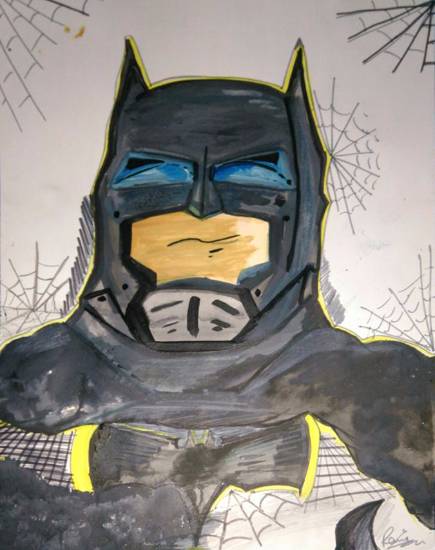 Painting by Ravi Kumar - Batman