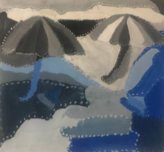 Painting by Ruhani Sarit Haria - Grey shades of nature