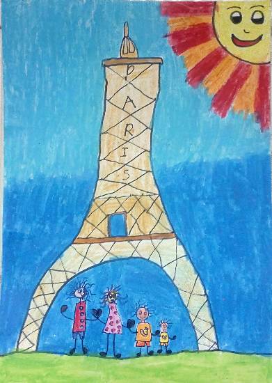 Painting by Thiyakshwa Sureshkumar - Paris