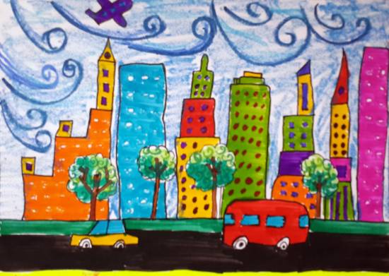 Painting by Thiyakshwa Sureshkumar - Travel diaries