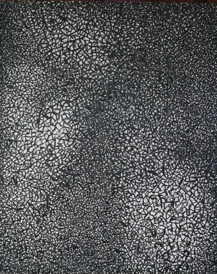 Painting by Niteen Gupte - Surface Poem - 13