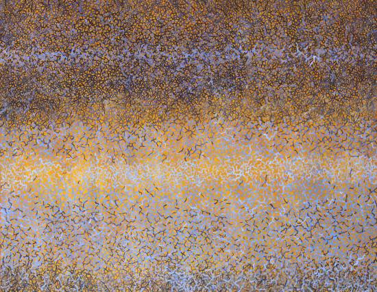 Painting by Niteen Gupte - Surface Poem - 9