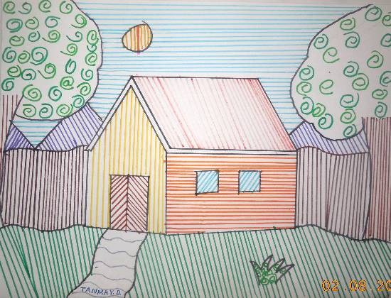 Painting by Tanmay Ashutosh Deshpande - Magic of lines