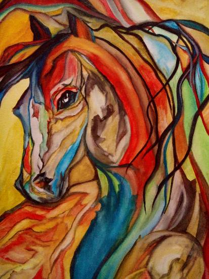 Painting by Nisha Sah Gangola - Titanium