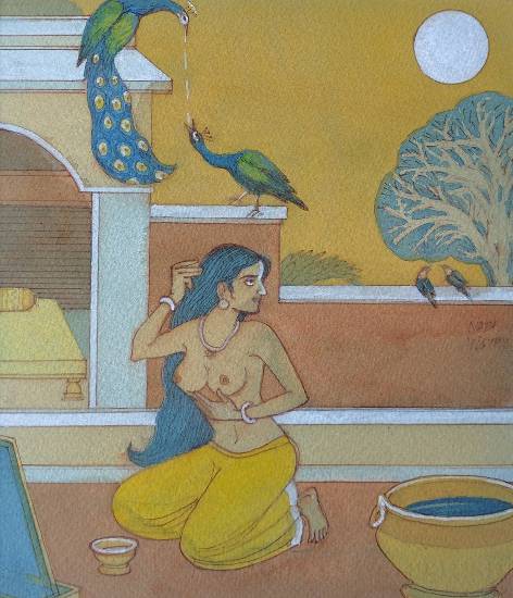Painting by Natubhai Mistry - Untitled - 68