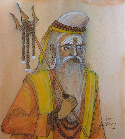 Painting by Natubhai Mistry - Untitled - 62