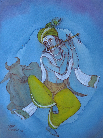 Painting by Natubhai Mistry - Untitled - 54