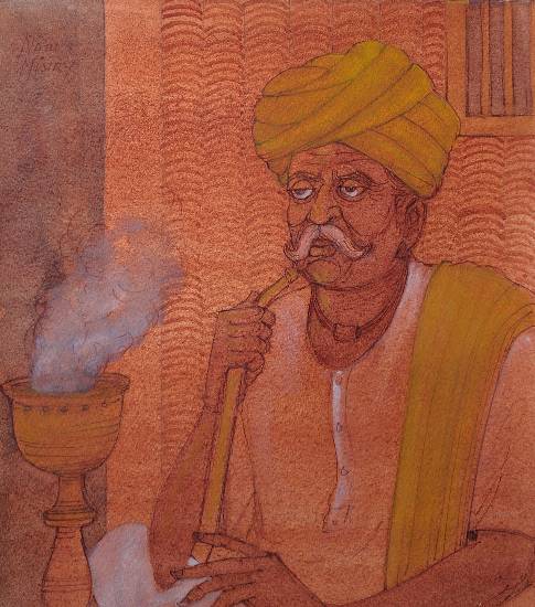 Painting by Natubhai Mistry - Untitled - 48