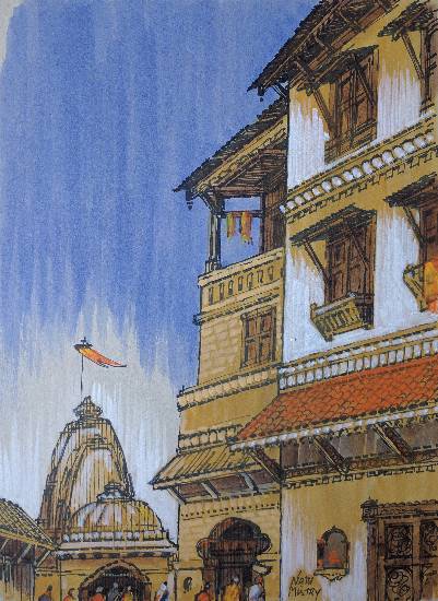 Painting by Natubhai Mistry - Untitled - 41