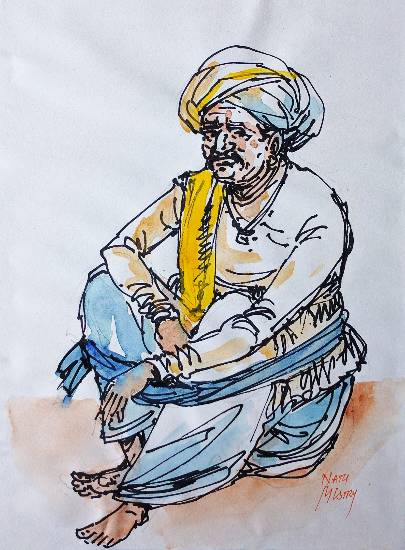 Painting by Natubhai Mistry - Untitled - 23