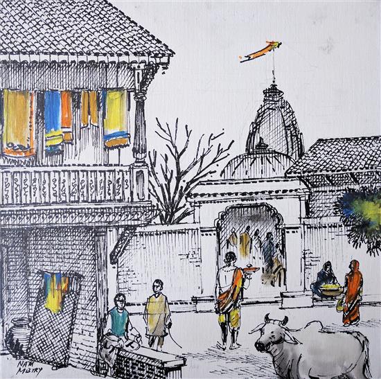 Painting by Natubhai Mistry - Untitled - 3