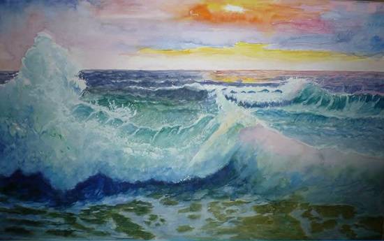 Paintings by Mrudula Bapat - Waves