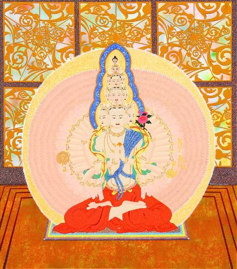 Painting by Pratiksha Apurv - The splendour of compassion